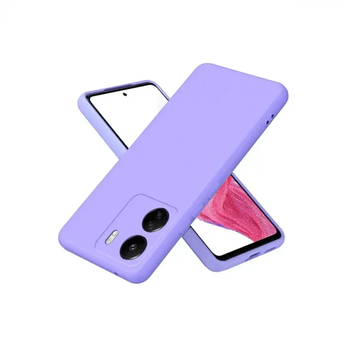 Mey İthalat®   Redmi 13C Kılıf First Silikon - Lila