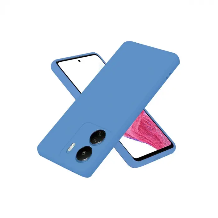 Mey İthalat®   Redmi 13C Kılıf First Silikon - Mavi