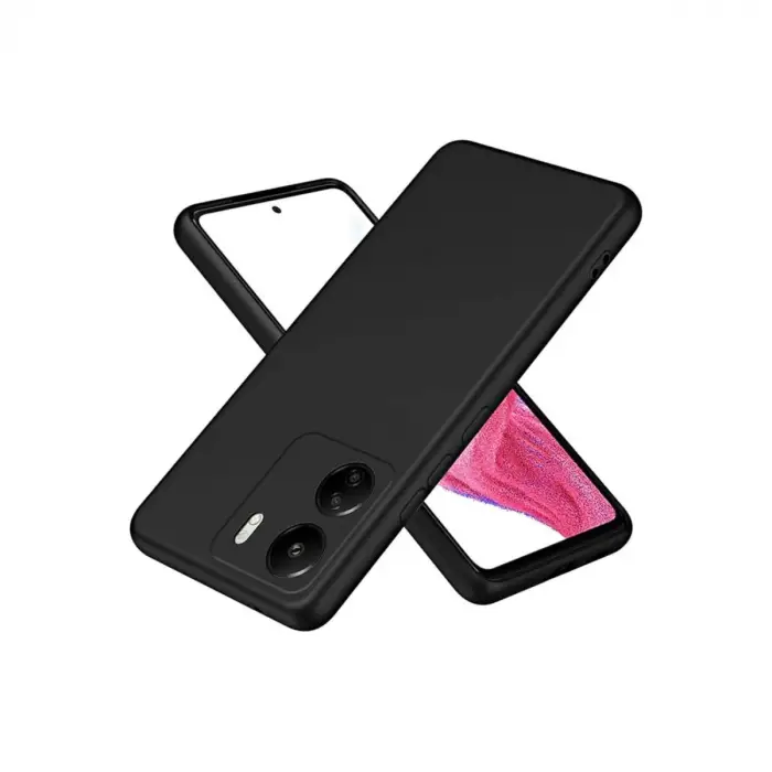 Mey İthalat®   Redmi 13C Kılıf First Silikon - Siyah