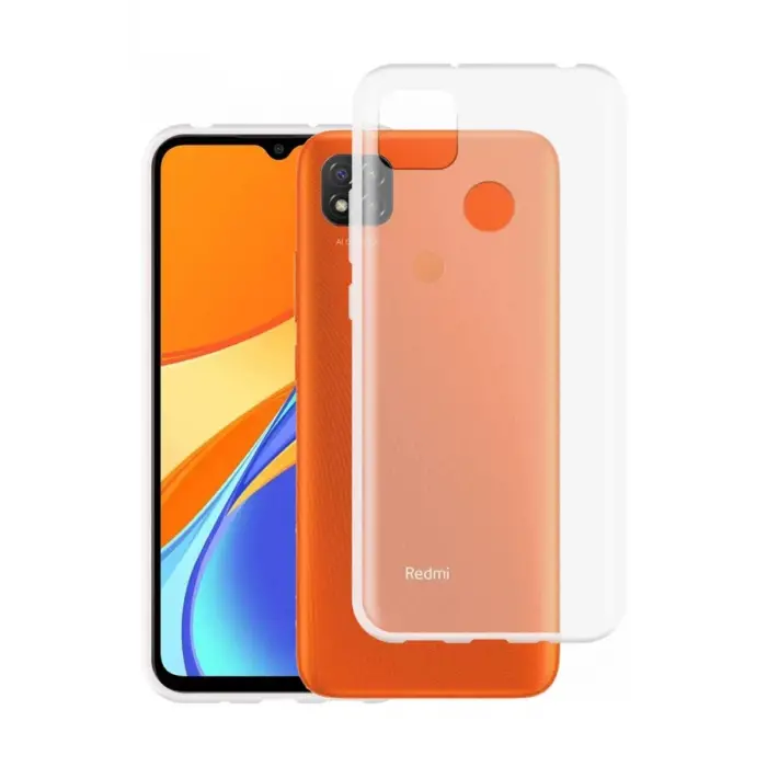 Mey İthalat®   Redmi 9C Kılıf Lüx Şeffaf Silikon