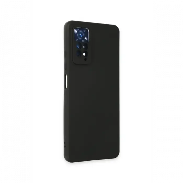 Mey İthalat®  Redmi Note 11 Kılıf First Silikon - Siyah
