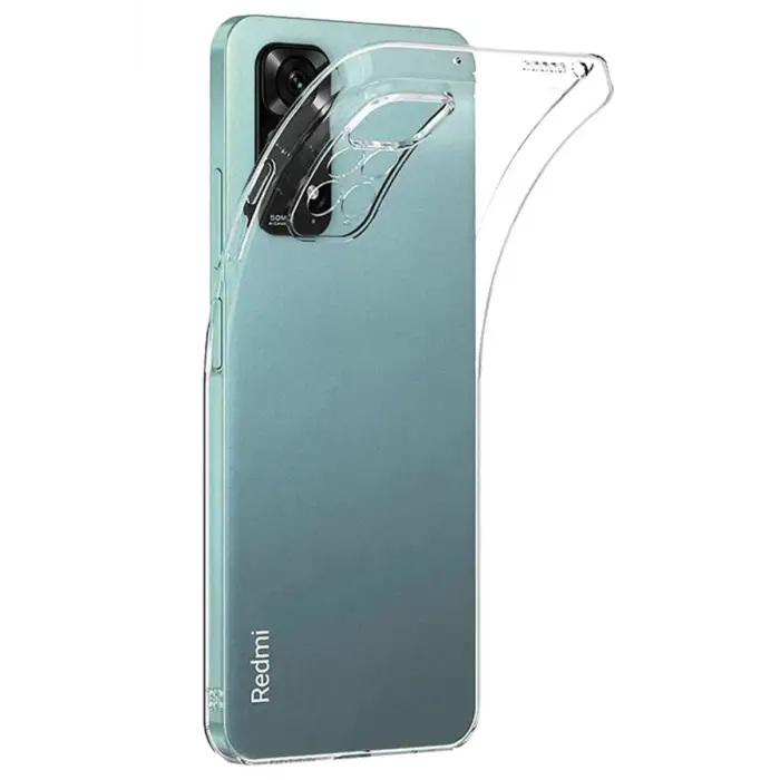 Mey İthalat®   Redmi Note 12 Pro 4G Kılıf Lüx Şeffaf Silikon