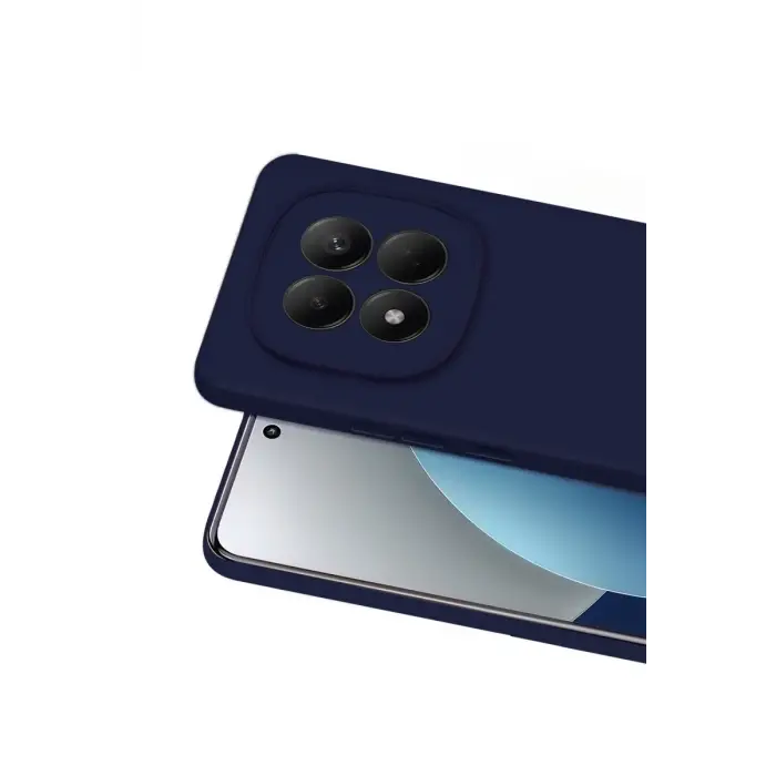 Mey İthalat®   Redmi Note 15 4G First Silikon - Lacivert