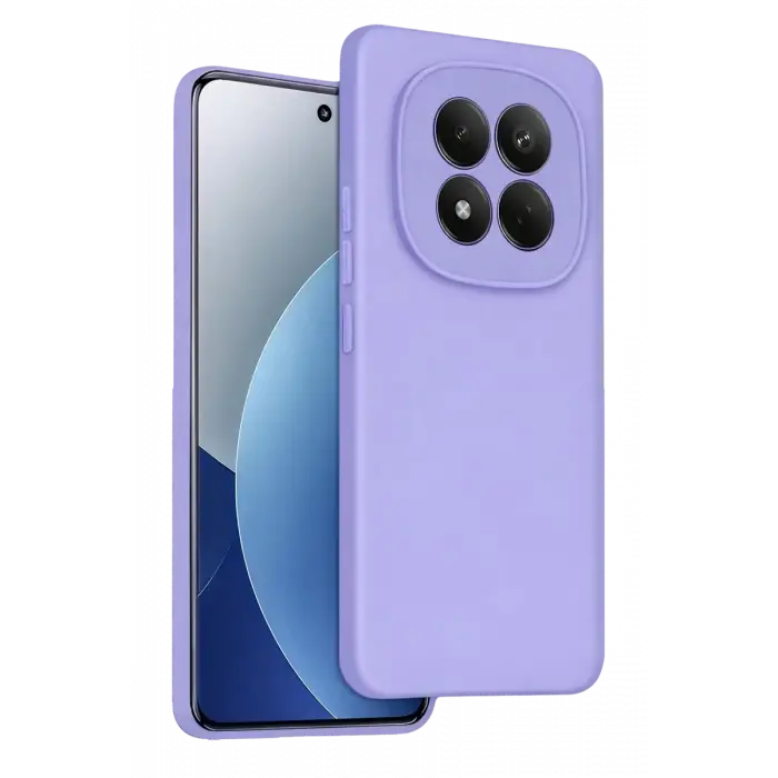 Mey İthalat®   Redmi Note 15 4G First Silikon - Lila