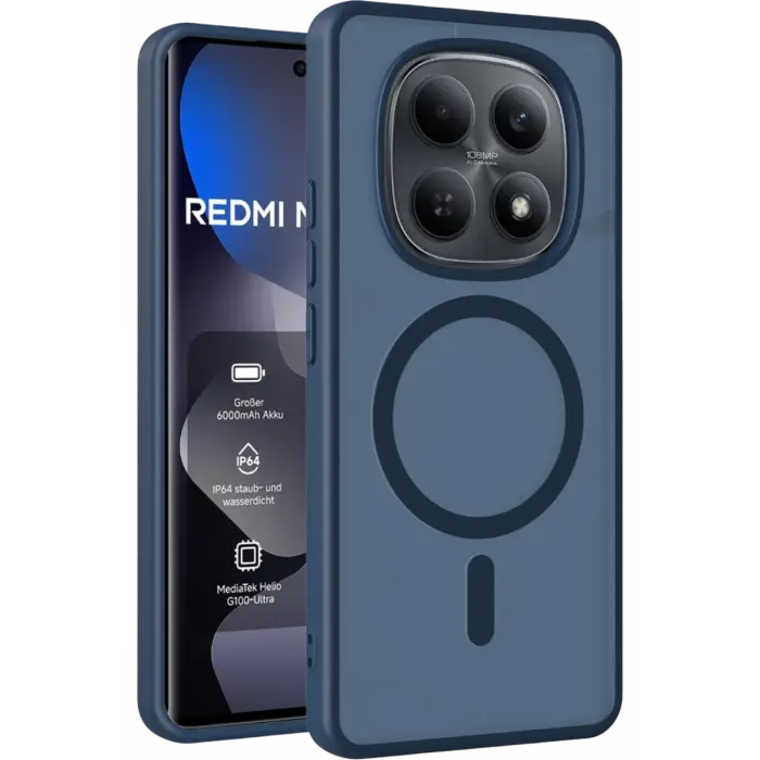 Mey İthalat®   Redmi Note 15 Pro 4G Jota Magsafe Kapak - Lacivert