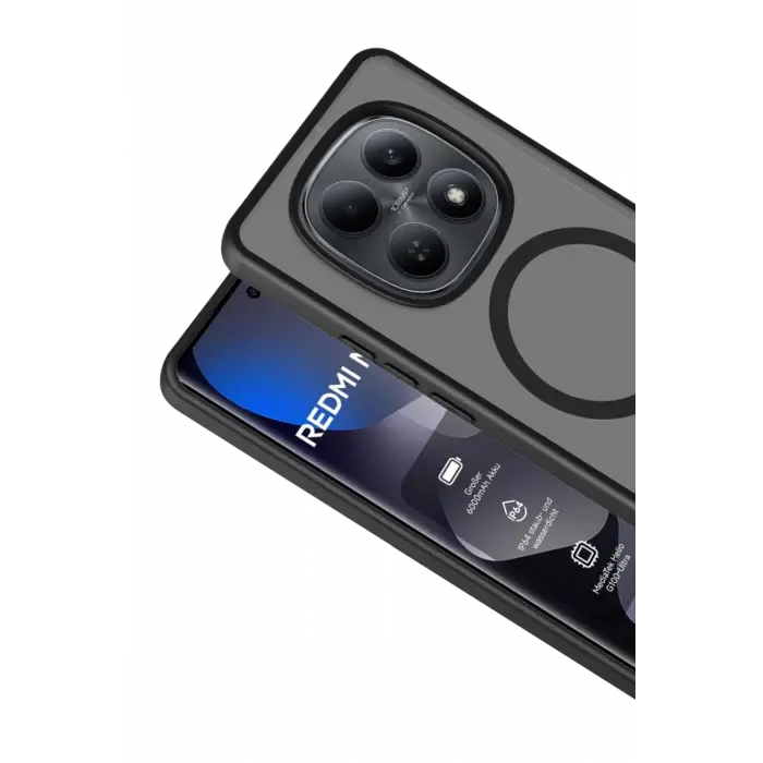 Mey İthalat®   Redmi Note 15 Pro 4G Jota Magsafe Kapak - Siyah