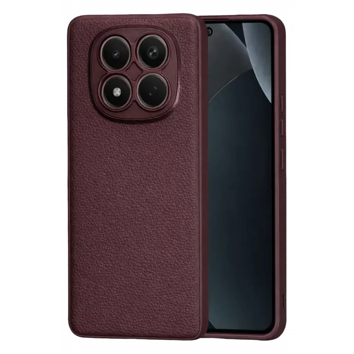 Mey İthalat®   Redmi Note 15 Pro 4G Thermax Silikon Kılıf - Bordo