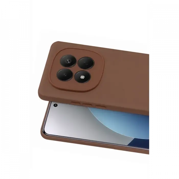 Mey İthalat®  Redmi Note 15 Pro 5G First Silikon - Kahverengi