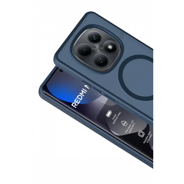Mey İthalat®   Redmi Note 15 Pro 5G Jota Magsafe Kapak - Lacivert