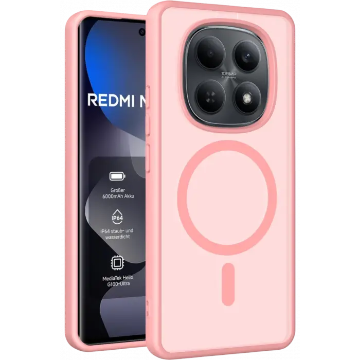 Mey İthalat®   Redmi Note 15 Pro 5G Jota Magsafe Kapak - Pudra
