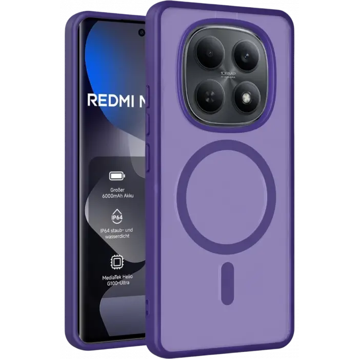Mey İthalat®   Redmi Note 15 Pro Plus 5G Jota Magsafe Kapak - Derin Mor