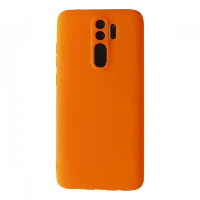 Mey İthalat®  Redmi Note 8 Pro Kılıf First Silikon - Turuncu