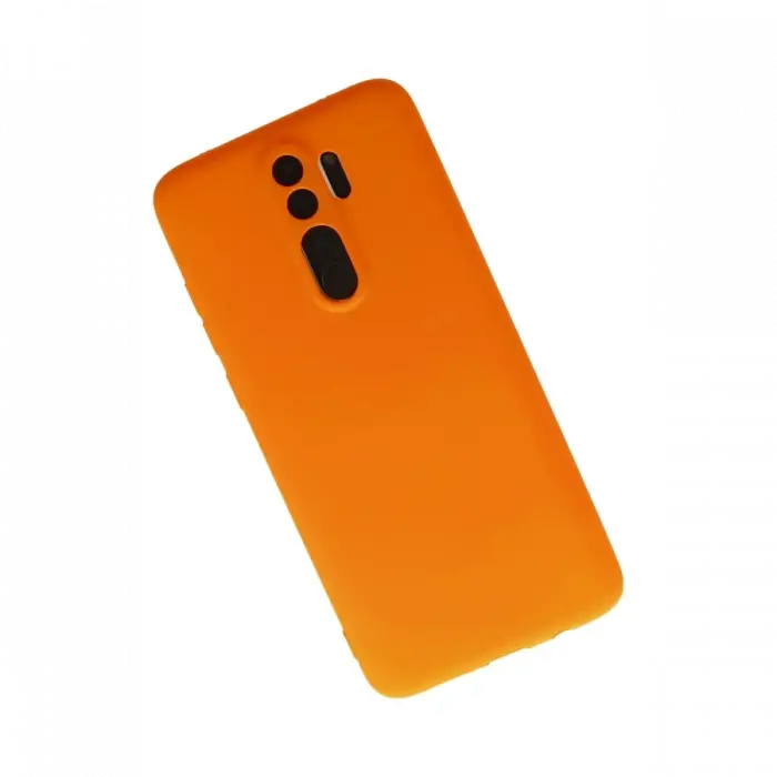 Mey İthalat®  Redmi Note 8 Pro Kılıf First Silikon - Turuncu