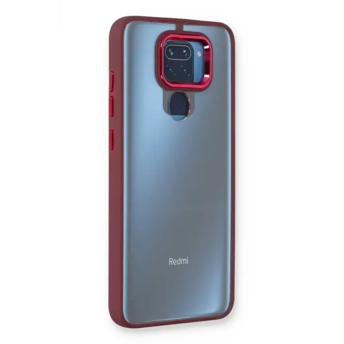 Mey İthalat®   Redmi Note 9 Kılıf Dora Kapak - Kırmızı