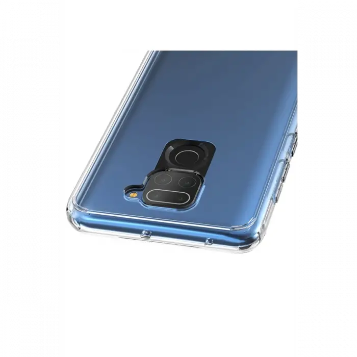 Mey İthalat®  Redmi Note 9 Kılıf Lüx Şeffaf Silikon - Şeffaf