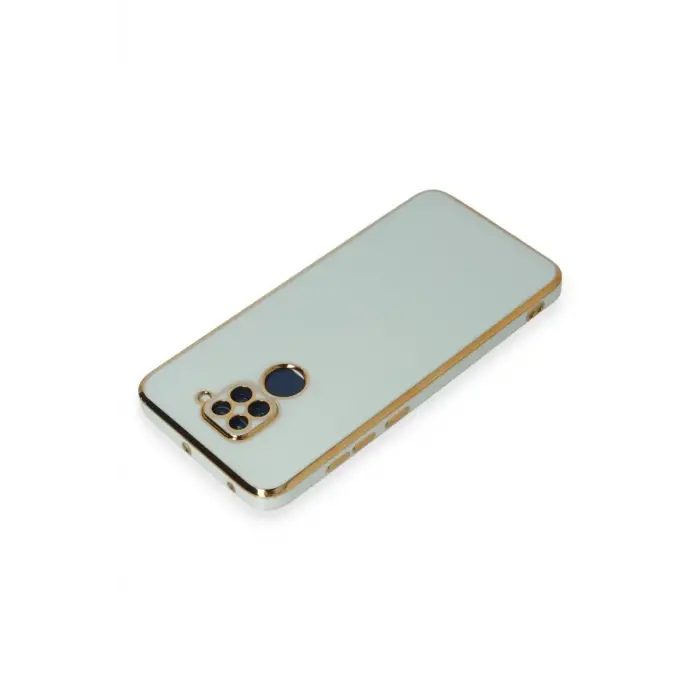 Mey İthalat®   Redmi Note 9 Kılıf Volet Silikon - Açık Yeşil