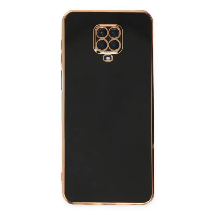 Mey İthalat®   Redmi Note 9 Pro Kılıf Volet Silikon - Siyah