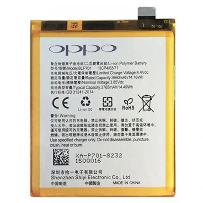 Mey İthalat®  Reno 4 Lite (BLP779) Batarya Pil