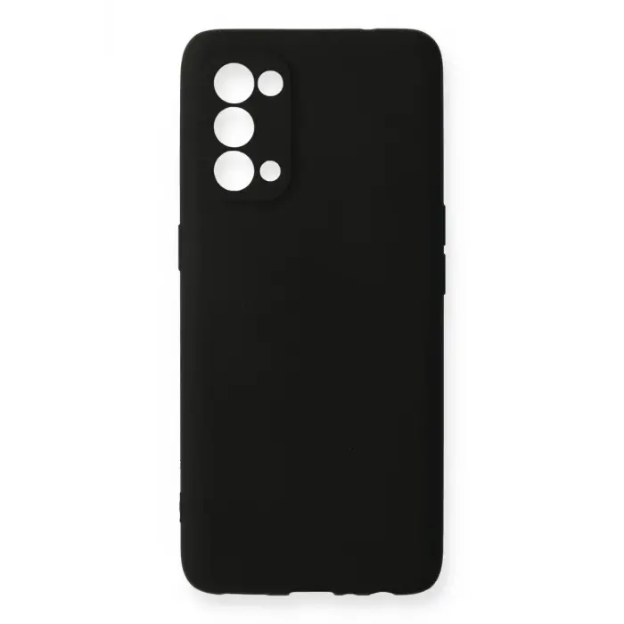 Mey İthalat®   Reno 5 Pro Kılıf First Silikon - Siyah