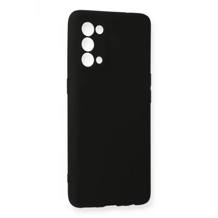 Mey İthalat®   Reno 5 Pro Kılıf First Silikon - Siyah
