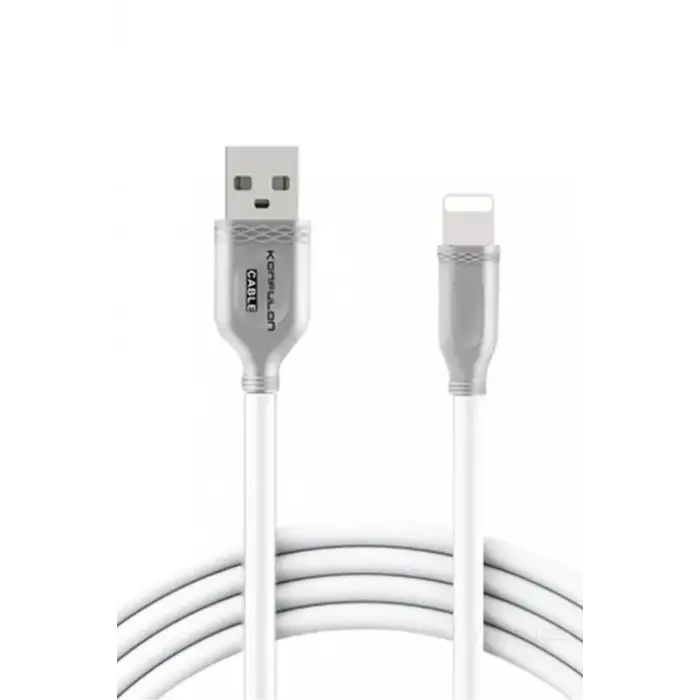 Mey İthalat®  S48 Lightning Kablo iphone Uyumlu 1M 3A - Beyaz