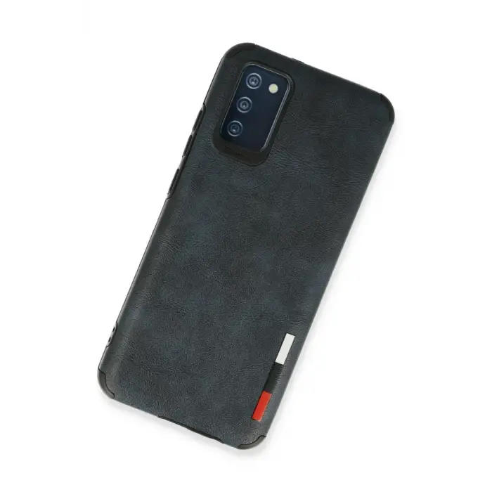 Mey İthalat®  Samsung Galaxy A02S Kılıf Loop Deri Silikon - Lacivert