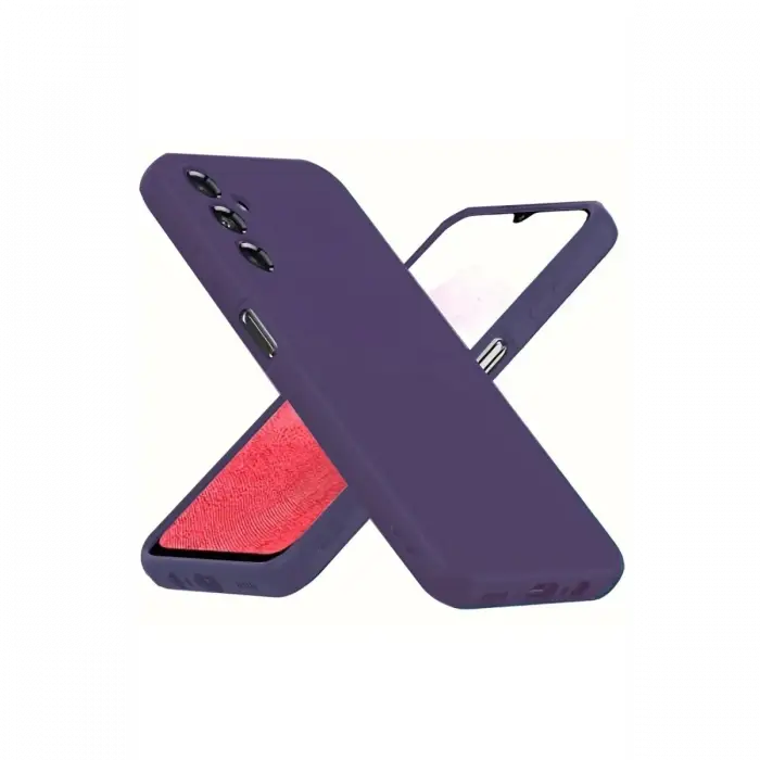 Mey İthalat®  Samsung Galaxy A34 5G Kılıf First Silikon - Mor