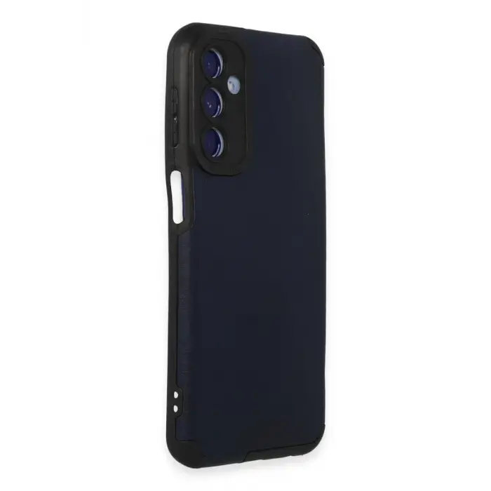 Mey İthalat®  Samsung Galaxy M34 5G Kılıf Loop Deri Silikon - Lacivert