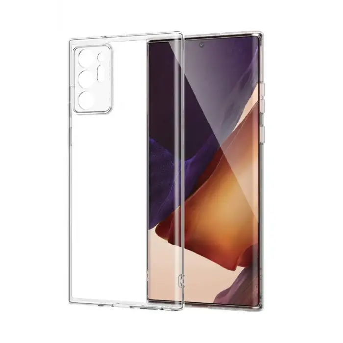 Mey İthalat®  Samsung Galaxy Note 20 Ultra Kılıf Lüx Şeffaf Silikon
