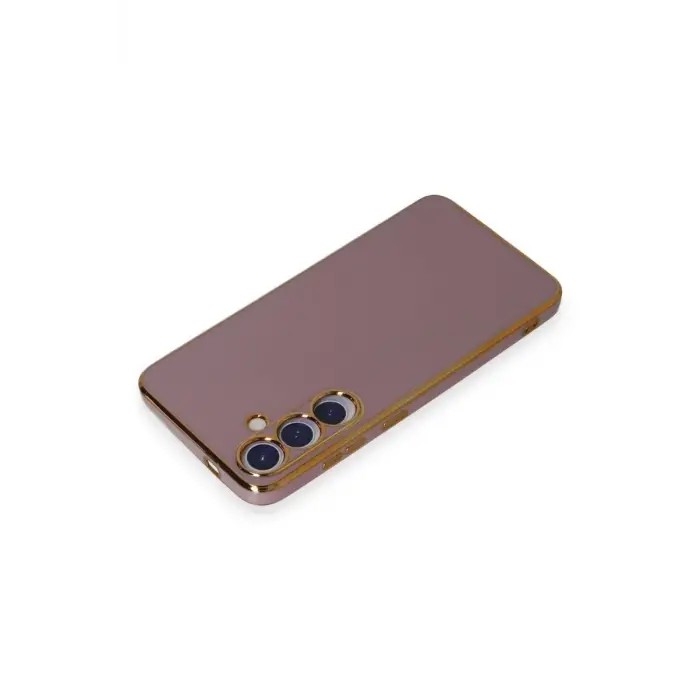 Mey İthalat®  Samsung Galaxy S24 Plus Kılıf Volet Silikon - Mor