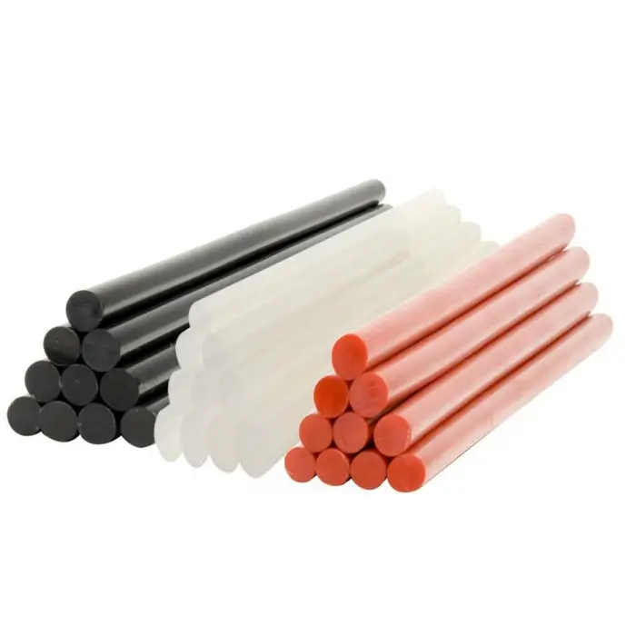 Mey İthalat® Sıcak Silikon Şeffaf 6,2 mm 30 Cm 10 Adet
