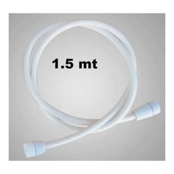 Mey İthalat® Şofben Plastik Duş Hortumu 1/2X1/2 150 cm