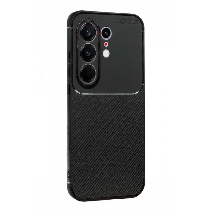 Mey İthalat®  Tecno Camon 50 Pro 5G Auto Focus Karbon Kapak - Siyah