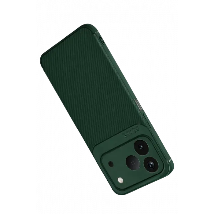 Mey İthalat®  Tecno Spark 50 4G Auto Focus Karbon Kapak - Yeşil