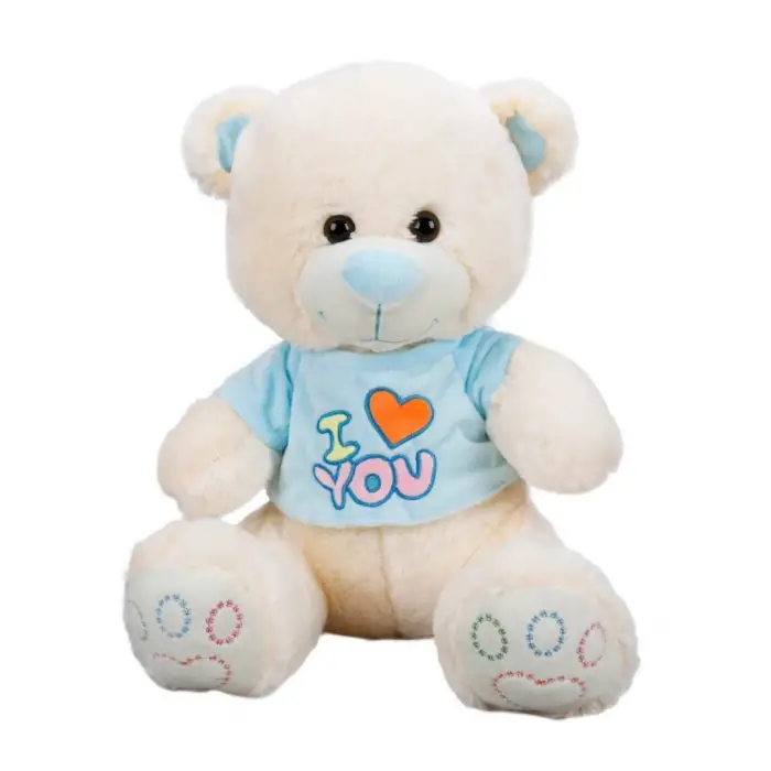 Mey İthalat® Tişörtlü Peluş Ayı 40 cm.
