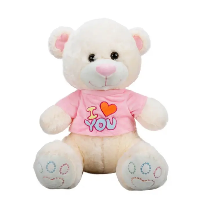Mey İthalat® Tişörtlü Peluş Ayı 40 cm.