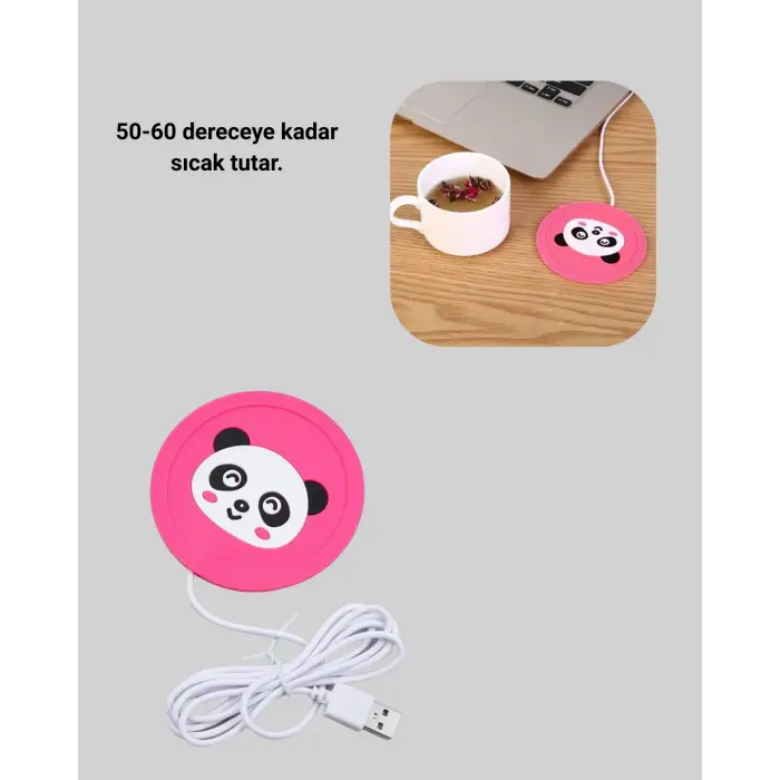 Mey İthalat® USB BARDAK ISITICI PANDA