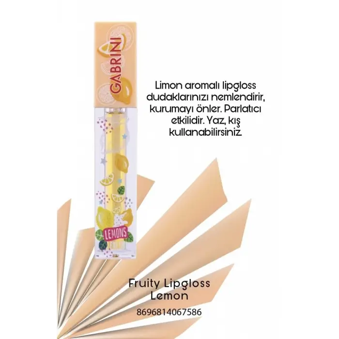 Meyveli Dudak Parlatıcısı Limon