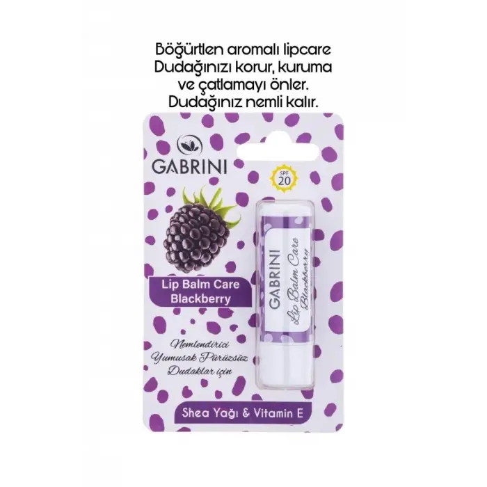 Meyveli Lip Balm Care Blackberry