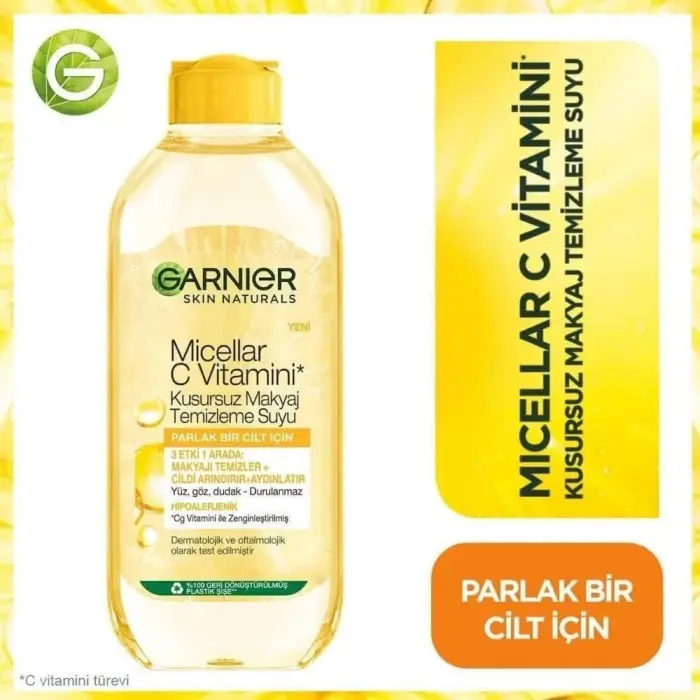 Micellar C Vitamini Kusursuz Makyaj Temizleme Suyu, 400 ml