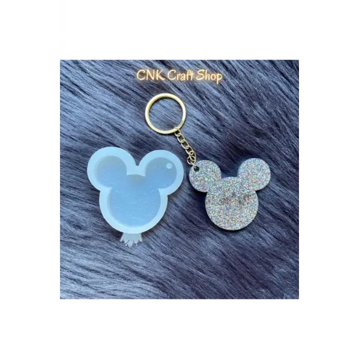 Mickey Mouse Reçine Kalıbı/Soya Mum; Kokulutaş, Beton