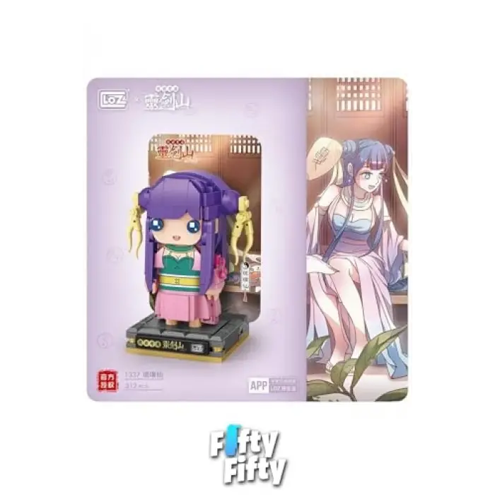 Micro Anime Serisi 1337 Modeli 312 Parça Dekoratif Oyuncak Yapım Seti Yapı Blok Fflz-1337