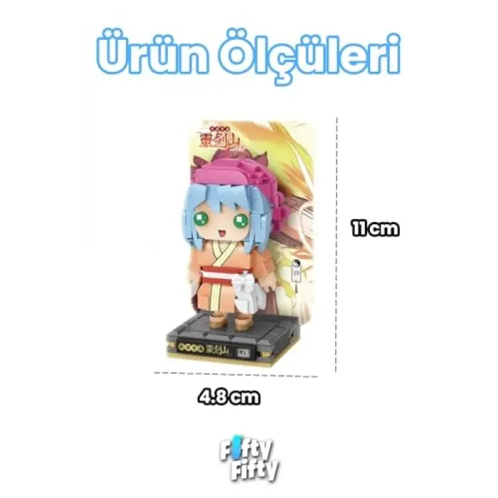 Micro Anime Serisi 1338 Modeli 316 Parça Dekoratif Yapı Blok Seti Fflz-1338