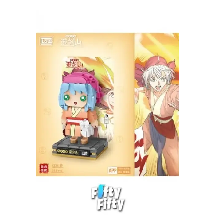 Micro Anime Serisi 1338 Modeli 316 Parça Dekoratif Yapı Blok Seti Fflz-1338