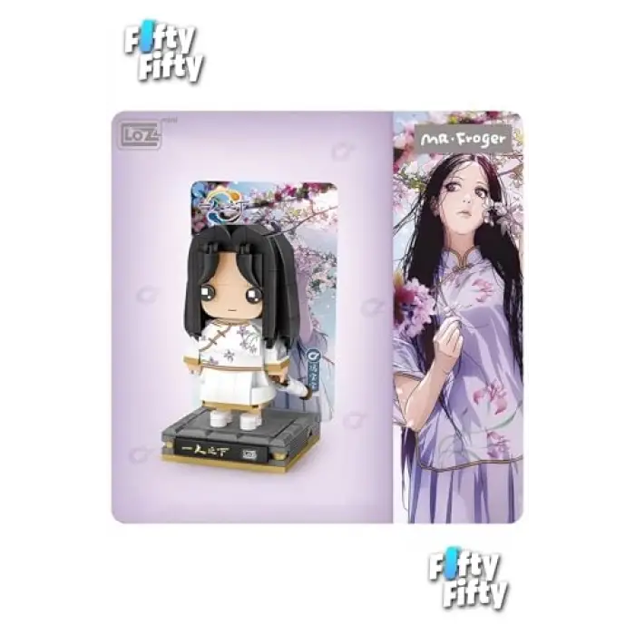Micro Anime Serisi 1343 Modeli 249 Parça Dekoratif Oyuncak Yapım Seti Yapı Blok Fflz-1343