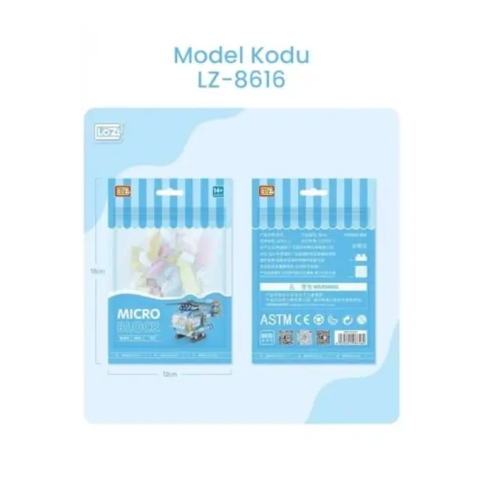 Micro Block 4lü Savaş Araçları, 4 Farklı Model Dekoratif Oyuncak Yapım Seti
