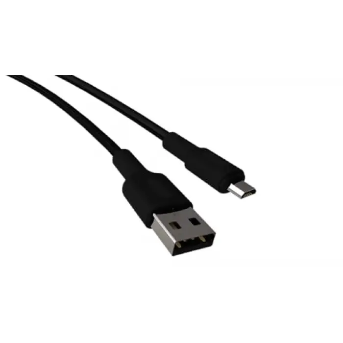 Micro USB Hızlı Şarj Kablosu Siyah + Siyah Uç 150 CM
