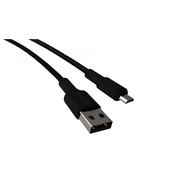 Micro USB Hızlı Şarj Kablosu Siyah + Siyah Uç 150 CM