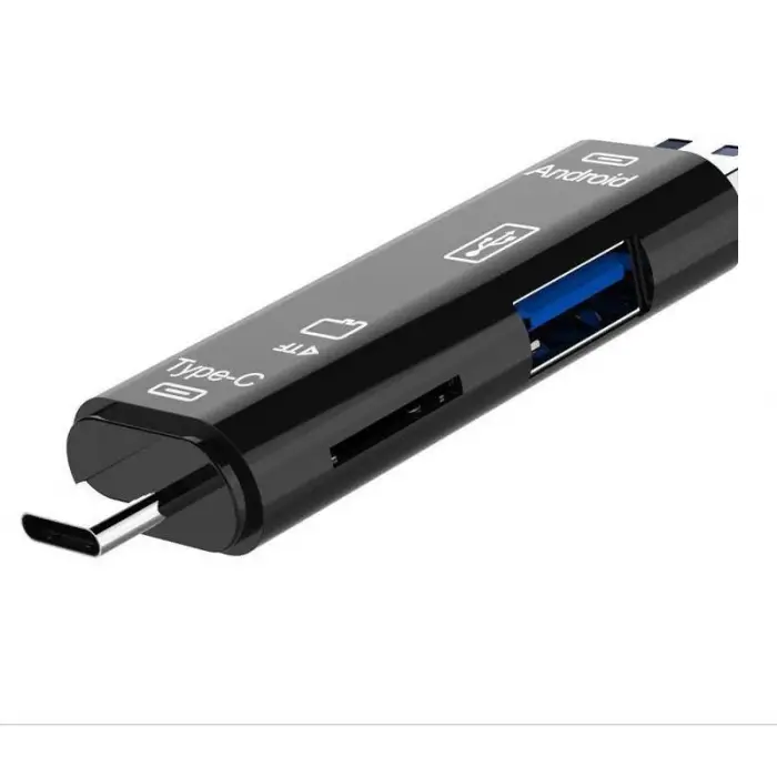 Micro USB -Type c - Usb Telefon Adaptörü Micro SD/USB Okuyucu Dönüştürücü