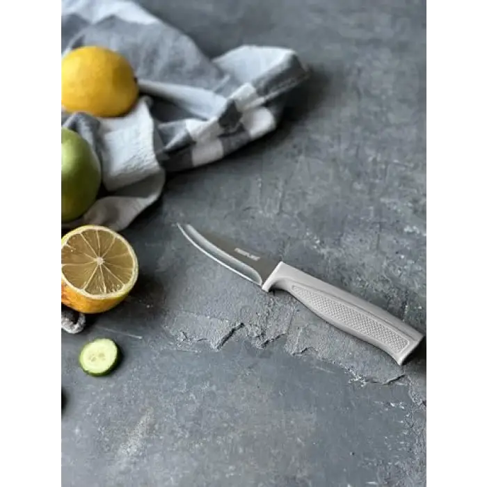 Microban Soyma Bıçağı 8 Cm, Gri D-NEOGPK008